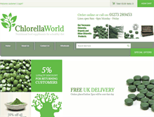 Tablet Screenshot of chlorella-world.com